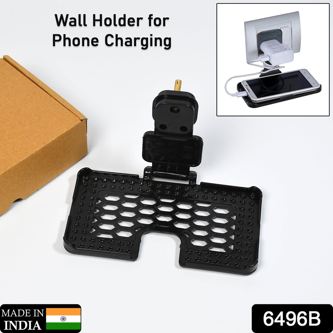 Wall holder stand for mobile charging