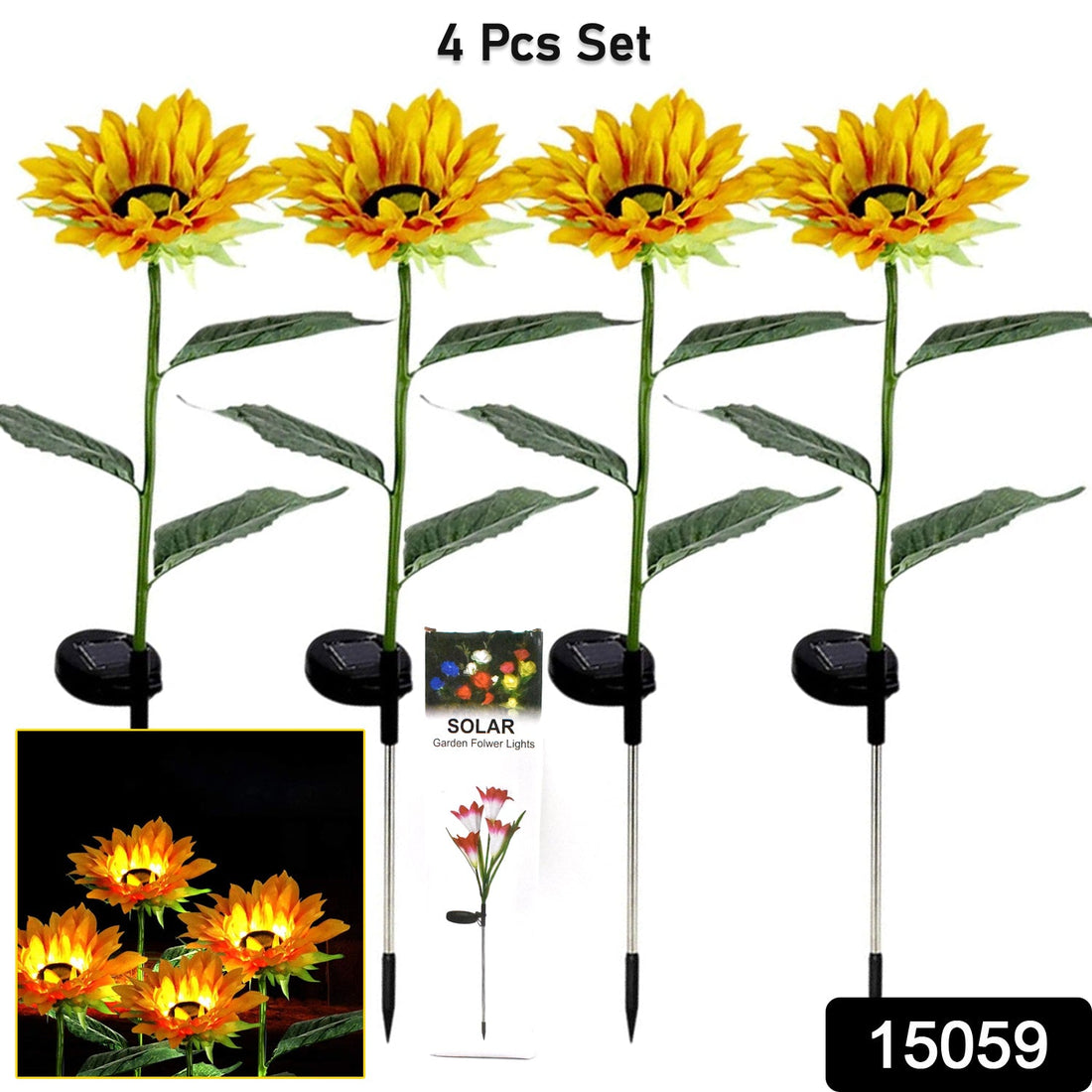 Gigalumi Solar Sunflower Garden Lights