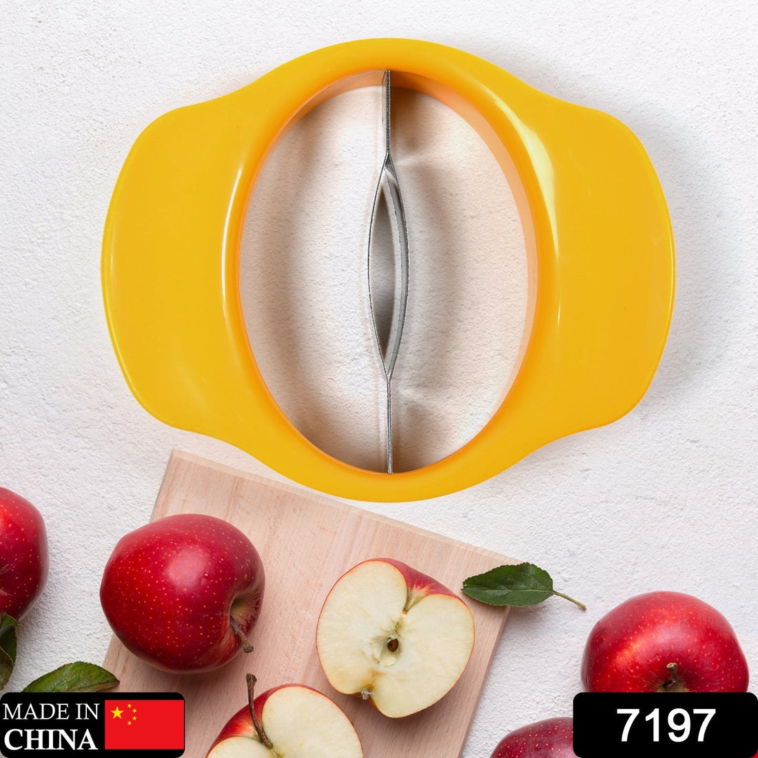 Mango cutter with stainless steel blade for easy slicing