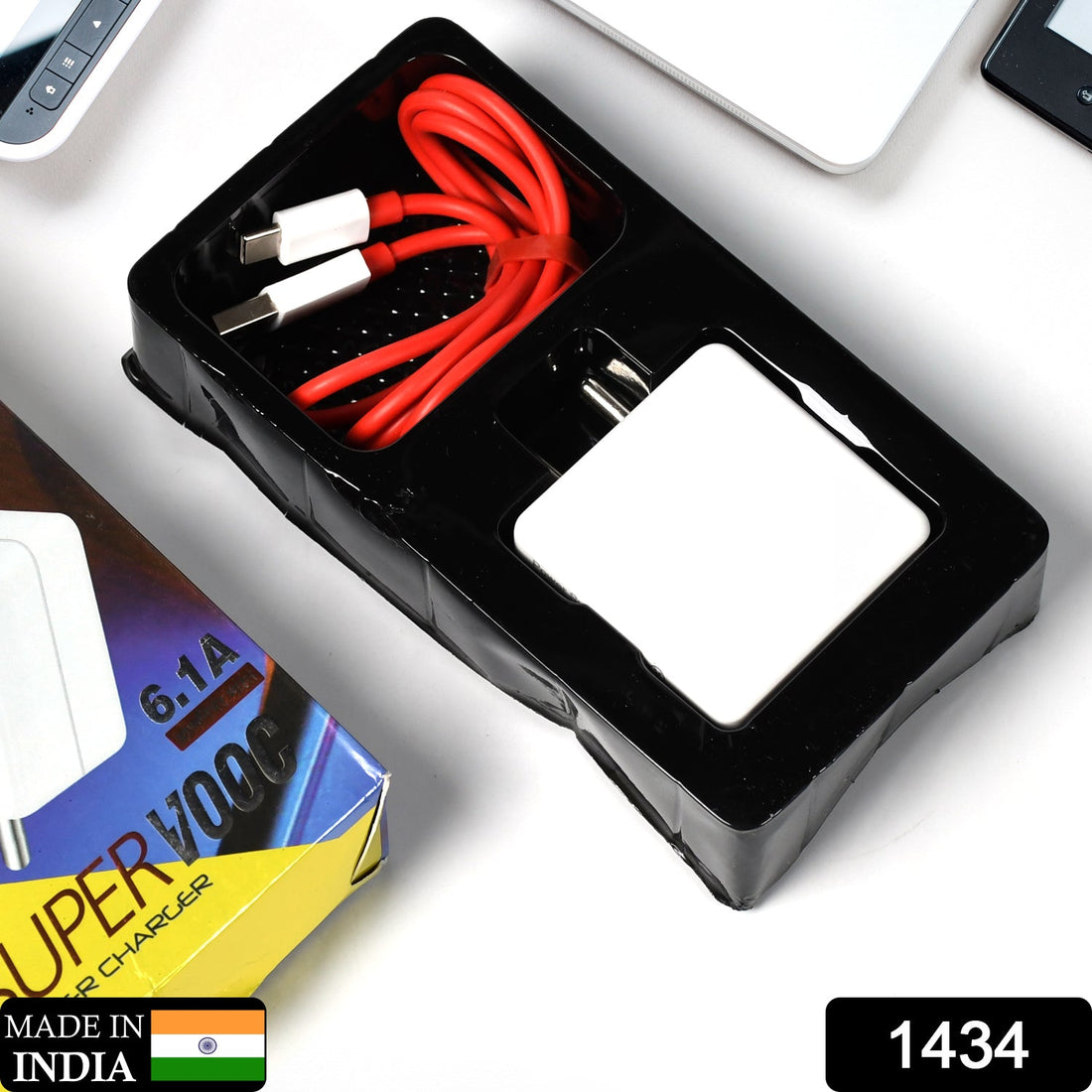 Super fast charger with cable for phones and tablets