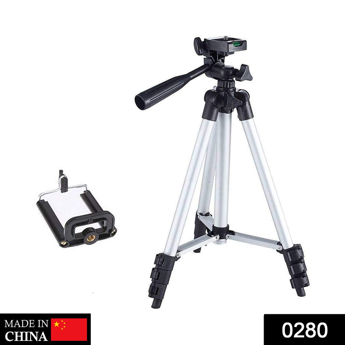 Camera and mobile tripod with adjustable legs