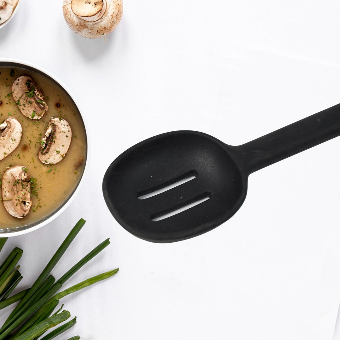 Silicone non-stick heat-resistant kitchen spoon