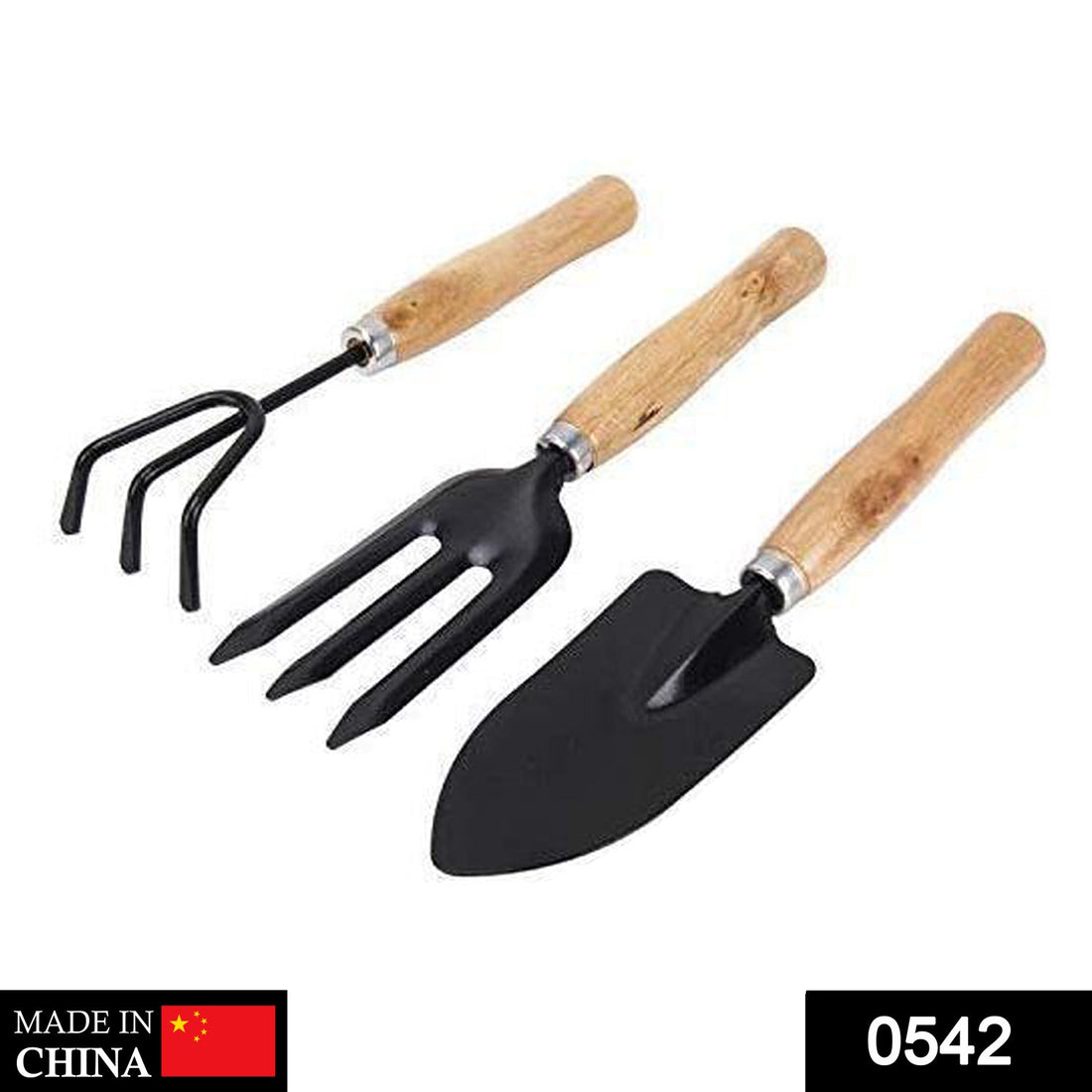 Set of 3 gardening tools