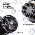 Fun bubble gun toy with multiple openings and engaging design