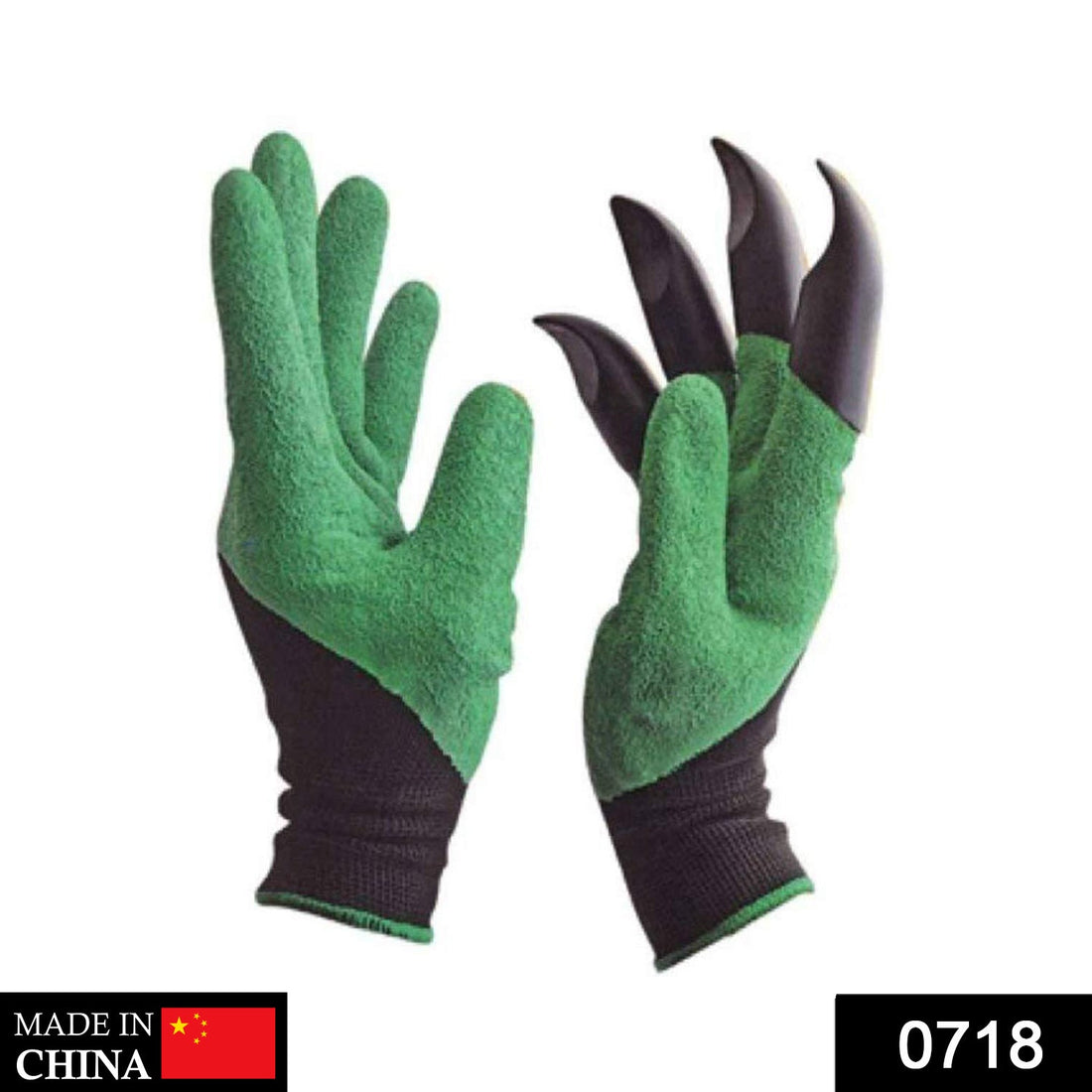 Colourful garden gloves for protection.