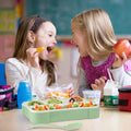 Leak-proof lunch box with handle