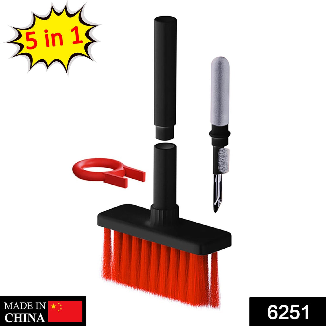 Multi-functional cleaning brush set for PCs