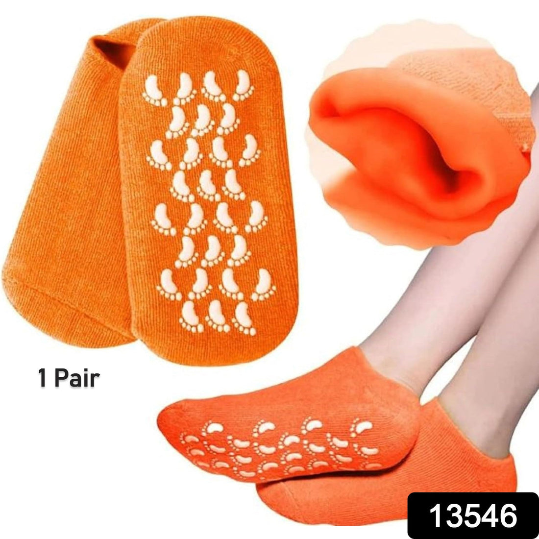 Silicon Socks Heel for Crack Spa Gel Socks