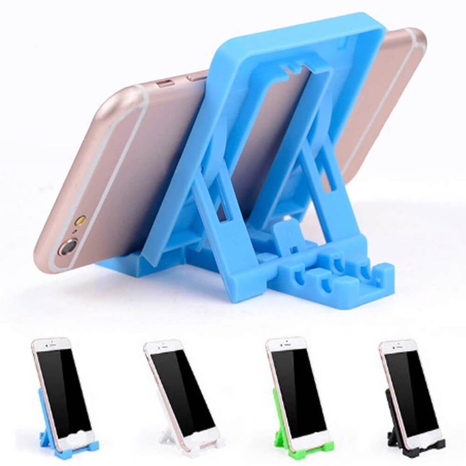 Durable stand for mobile phones, included in a set of 50