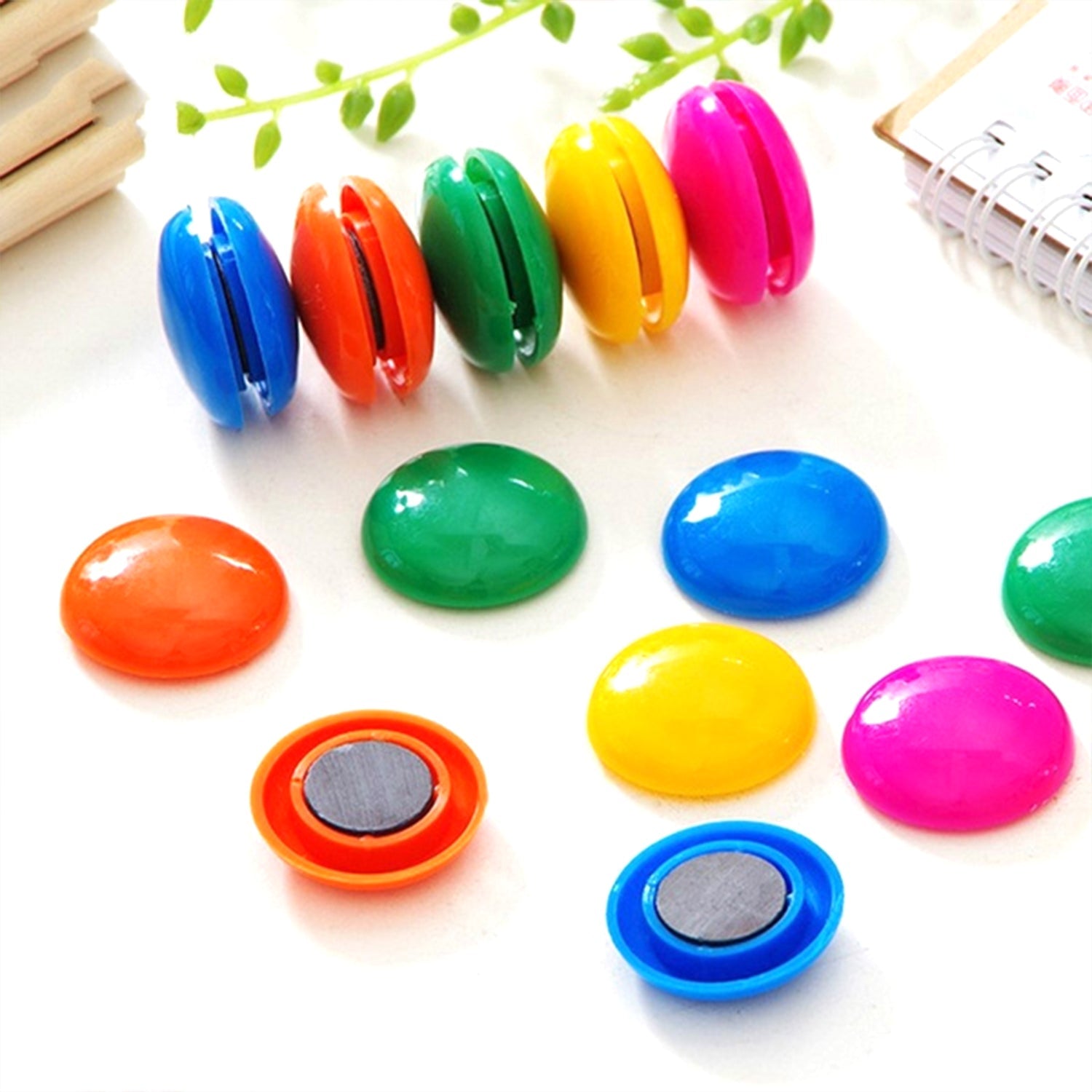 Magnet buttons for soft board