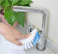 Flexible brush ideal for kitchen and bathroom