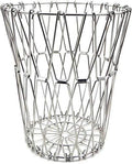 Foldable stainless steel fruit basket for kitchen use