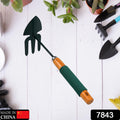 Wooden handle gardening hoe