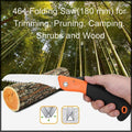 Multi-use folding saw for camping and shrubs.