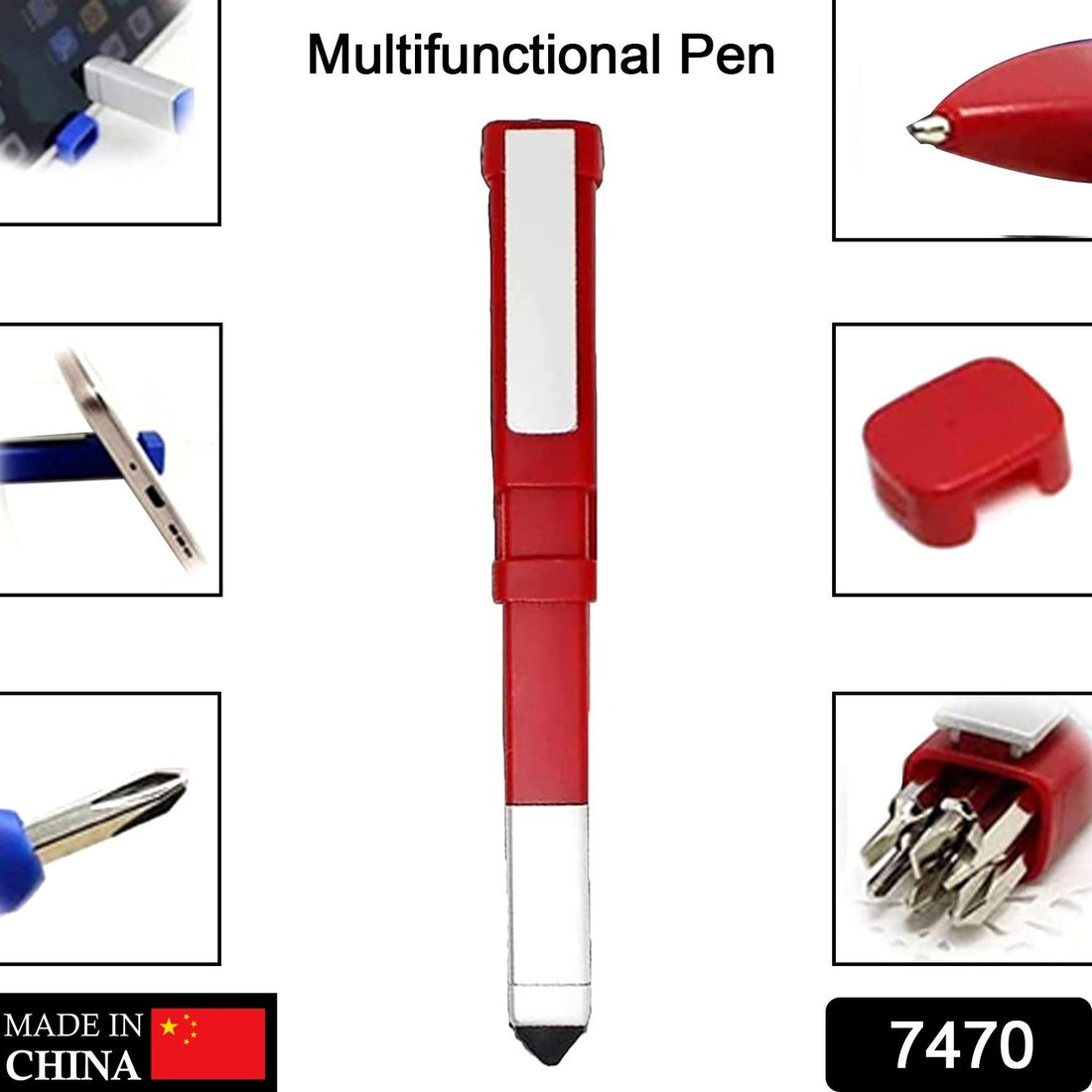 Portable Phone Tools with Capacitive Stylus Ball Point Pen Mobile