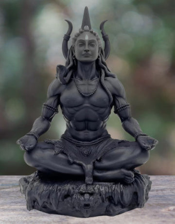 Car Dashboard Ornament, Shiva and Shakti Statues, Hindu Deity Idols