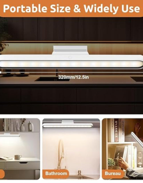 LED Motion Sensor Closet Lights,Rechargable Battery Operated Under Cabinet Light Motion Sensor Light